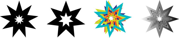 星形元素图片下载