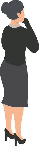 优雅的女商人站图片下载
