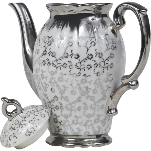 花纹雕刻茶壶图片下载