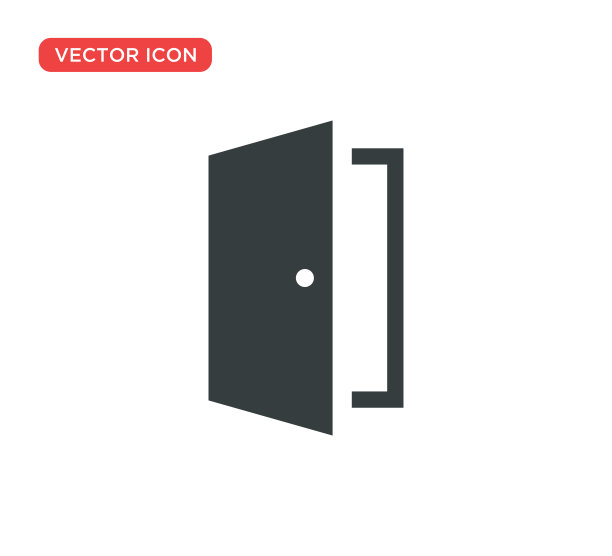 门图标矢量插图设计图片下载