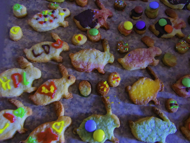 复活节五彩饼干图片下载