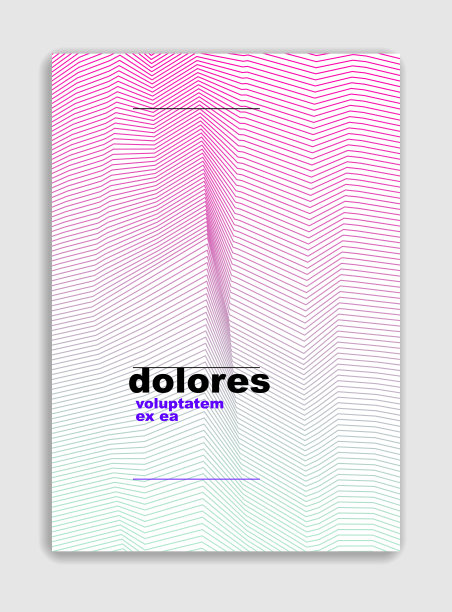 线性矢量最小时尚小册子设计，封面模板，几何半色调梯度。采购旗帜，标语牌，海报，传单。美观特别，花纹纹理。图片下载