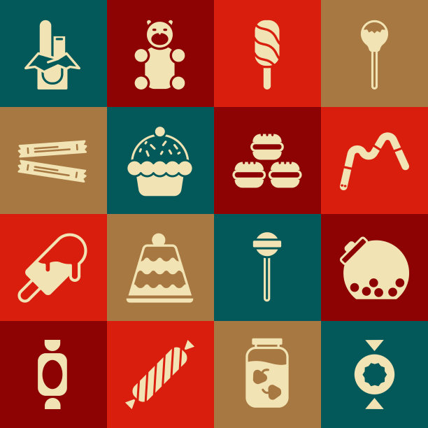 在果冻里放上糖果图片下载