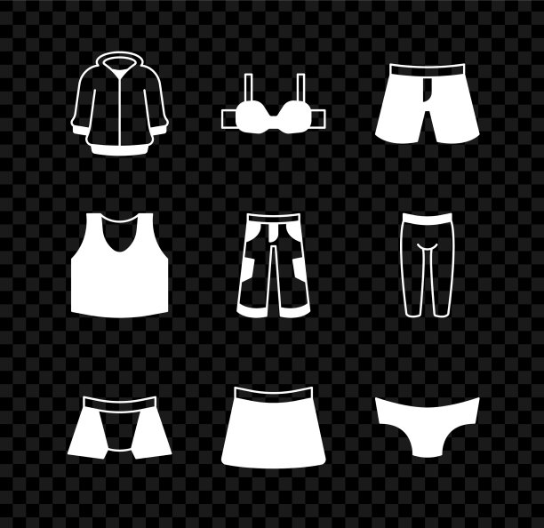 套帽衫、胸罩、短裤或长裤、男士内裤图片下载