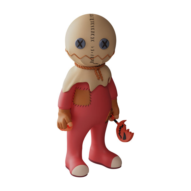 3D卡通图片显示了令人毛骨悚然的表情图片下载