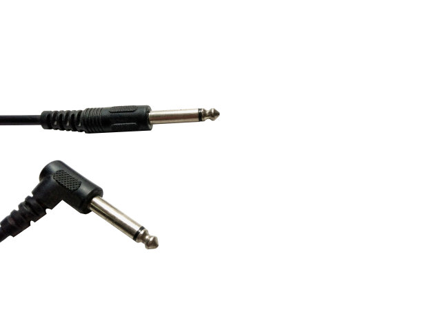 黑色吉他杰克孤立的白色背景复制空间图片下载