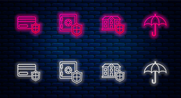 设线安全用盾屋信用卡和图片下载