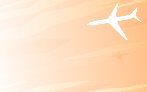 日出时在云海上空飞行的飞机图片下载