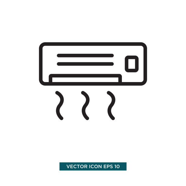 空调图标矢量模板图片下载