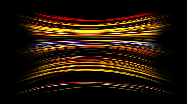 彩色渐变扭曲的空间灯光闪光，无缝循环。图片下载