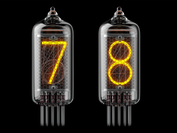 数码管的指标。7号sven和8号8号黑色背景。图片下载