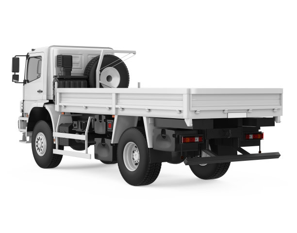 平板卡车孤立图片下载