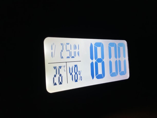 数字时钟显示6点图片下载