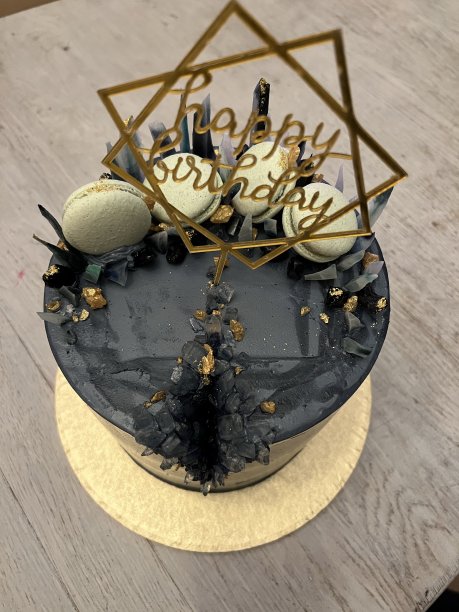 宝石矿生日蛋糕图片下载