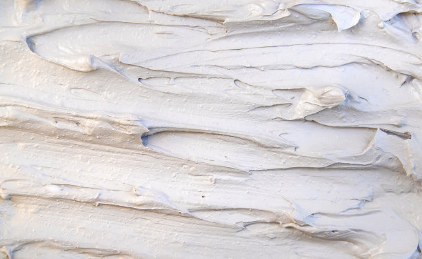 化妆品质地粘土面膜的脸和身体。有选择性的重点。图片下载