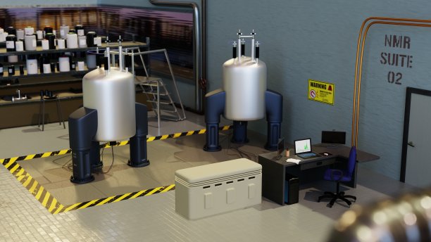 三维核磁共振/核磁共振波谱机实验室图片下载