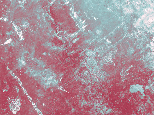 蓝红色的垃圾纹理。覆盖旧的材料。抽象的裂缝的墙上。金属表面有划痕。的灰尘图片下载