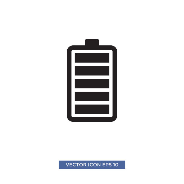 电池图标矢量插图图片下载