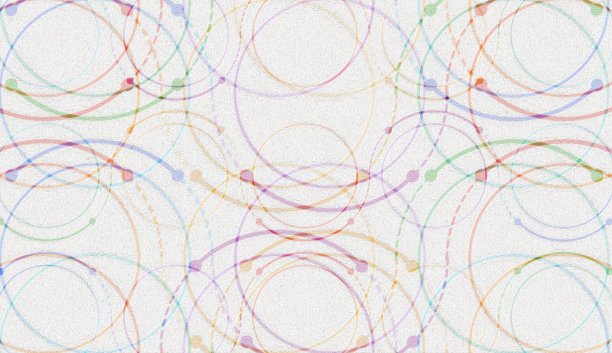 油画独特的抽象纹理背景。白色纹理背景上随机的彩色圆形图案，多用途。特别用于瓷砖、图案、织物或背景。图片下载