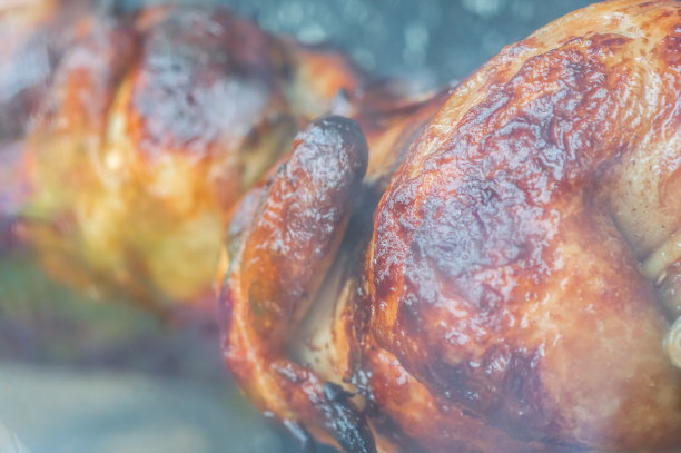 用鸡肉机烤鸡图片下载