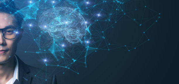 数字营销数据分析技术，商人面对未来的使命和愿景，企业营销营销商业媒体数据网络空间数字世界元宇宙背景图片下载