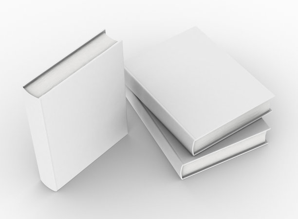 模板空的精装书模型设置图片下载