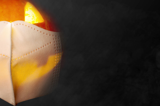 戴着面具的南瓜灯图片下载