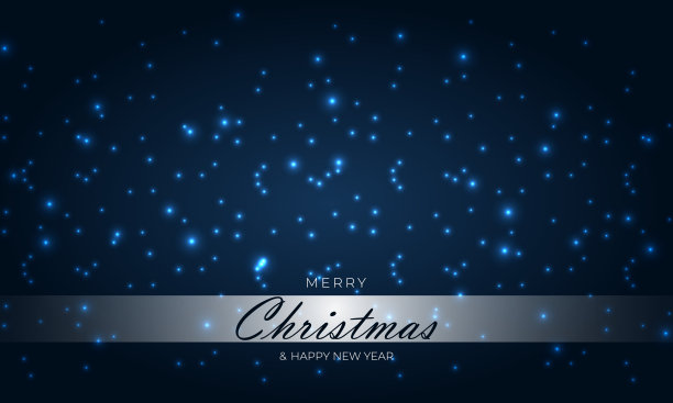 圣诞结婚，新的2022年快乐的深蓝色背景半色调点。图片下载