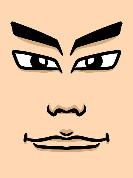 卡通背景中的可爱男人图片下载