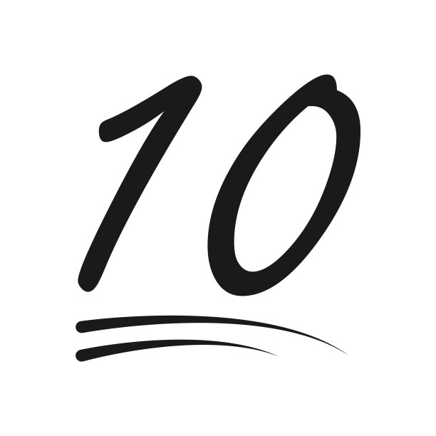 庆祝10位粉丝图标网络帖子矢量图图片下载