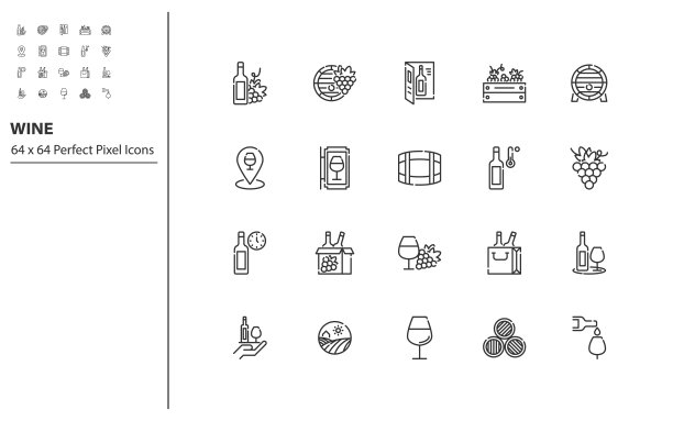 酒的图标，饮料，酒，餐厅图片下载