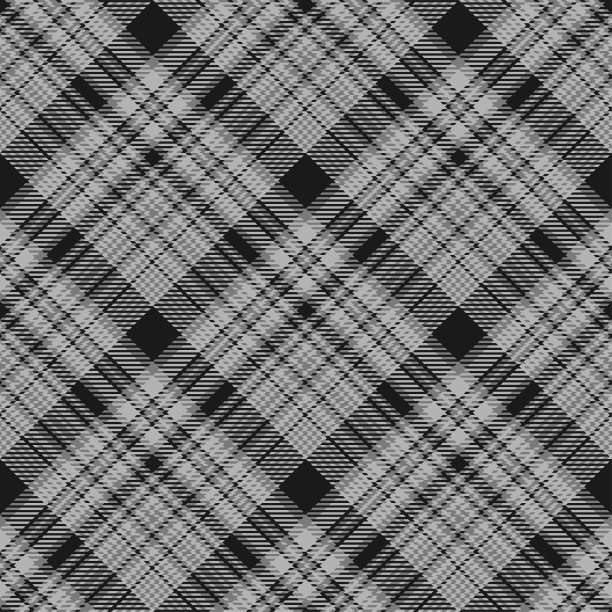 黑白格子无缝花纹。图片下载