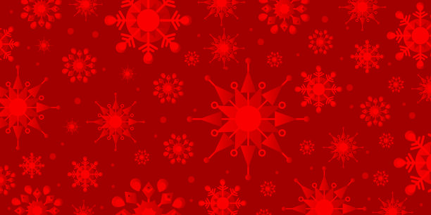 圣诞红雪花背景图片下载
