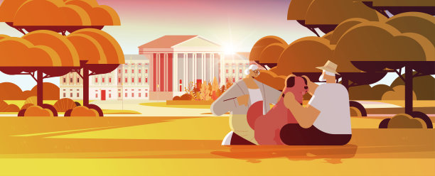 老夫妇花时间陪小狗放松退休概念图片下载