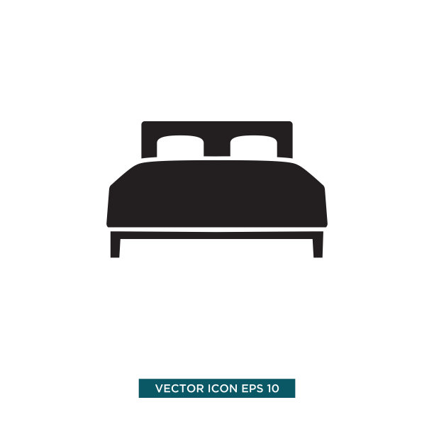 床图标矢量插图图片下载