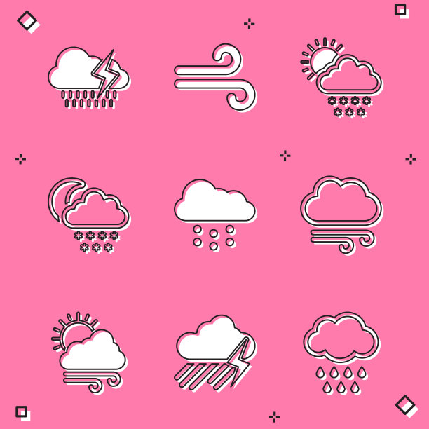集云有雨有闪电风有雪有太阳图片下载