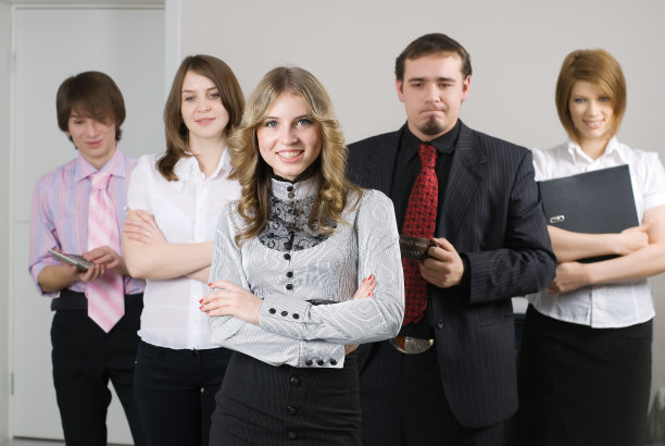 年轻的业务团队图片下载