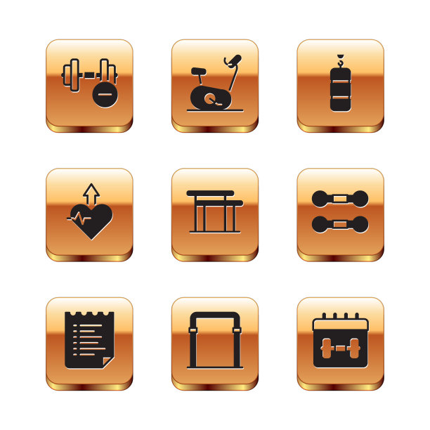 水平设置哑铃运动训练计划图片下载