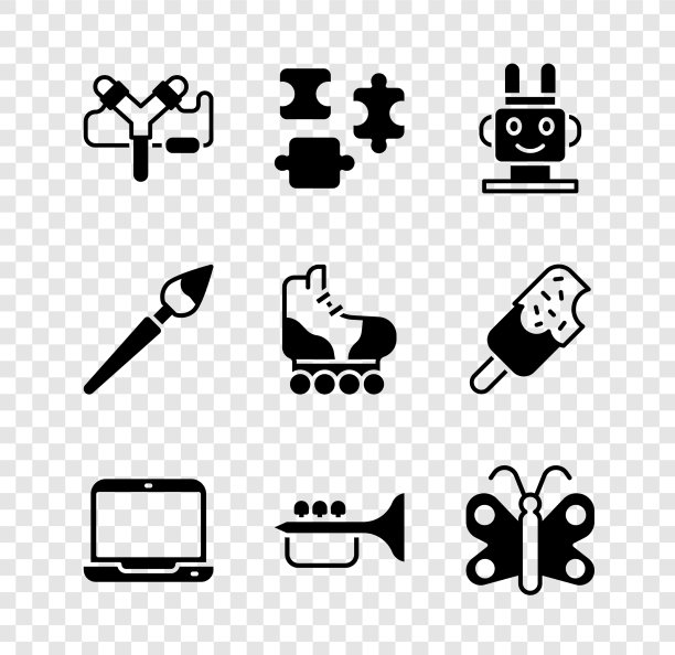 设置弹弓拼图玩具机器人笔记本电脑图片下载