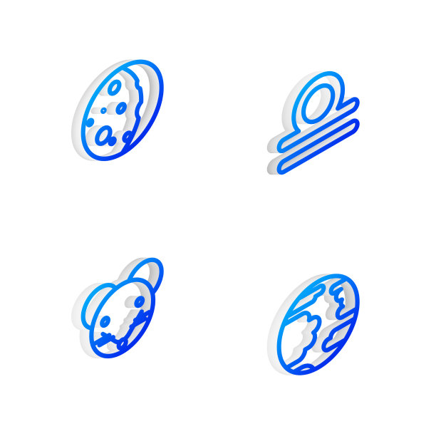 定天秤座黄道带日蚀等距线图片下载