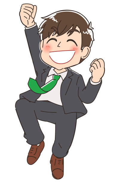 商务人士因解除压力而高兴得跳了起来。图片下载