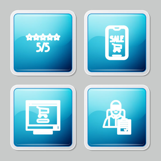 设定线上消费者或客户产品评级图片下载