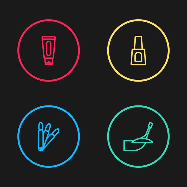 设置线假指甲美甲瓶指甲油图片下载