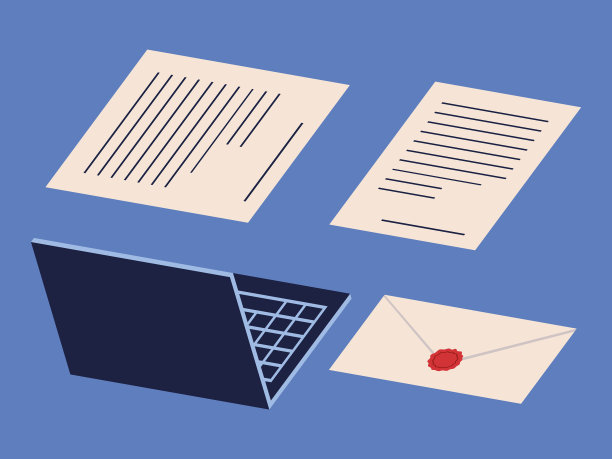 设置笔记本电脑和文书工作图片下载