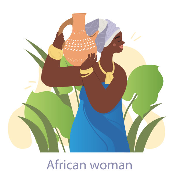 非洲妇女的概念图片下载