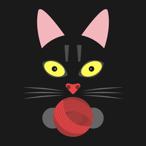 猫，纱线，线球图片下载