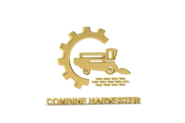 联合收割机的图标图片下载