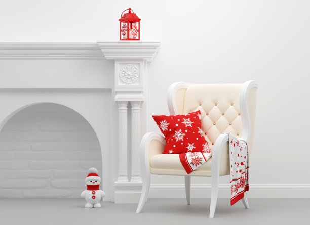 圣诞节的室内装饰图片下载