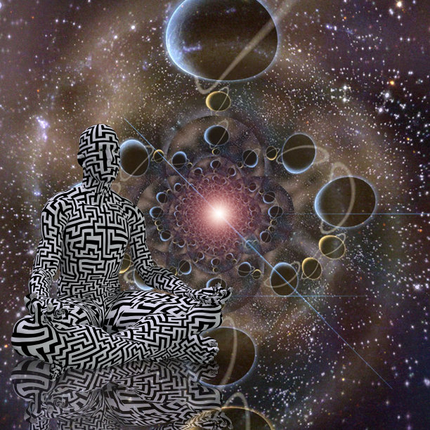 冥想。3 d渲染图片下载