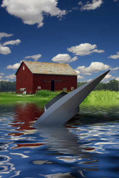 UFO入侵，3D渲染图片下载